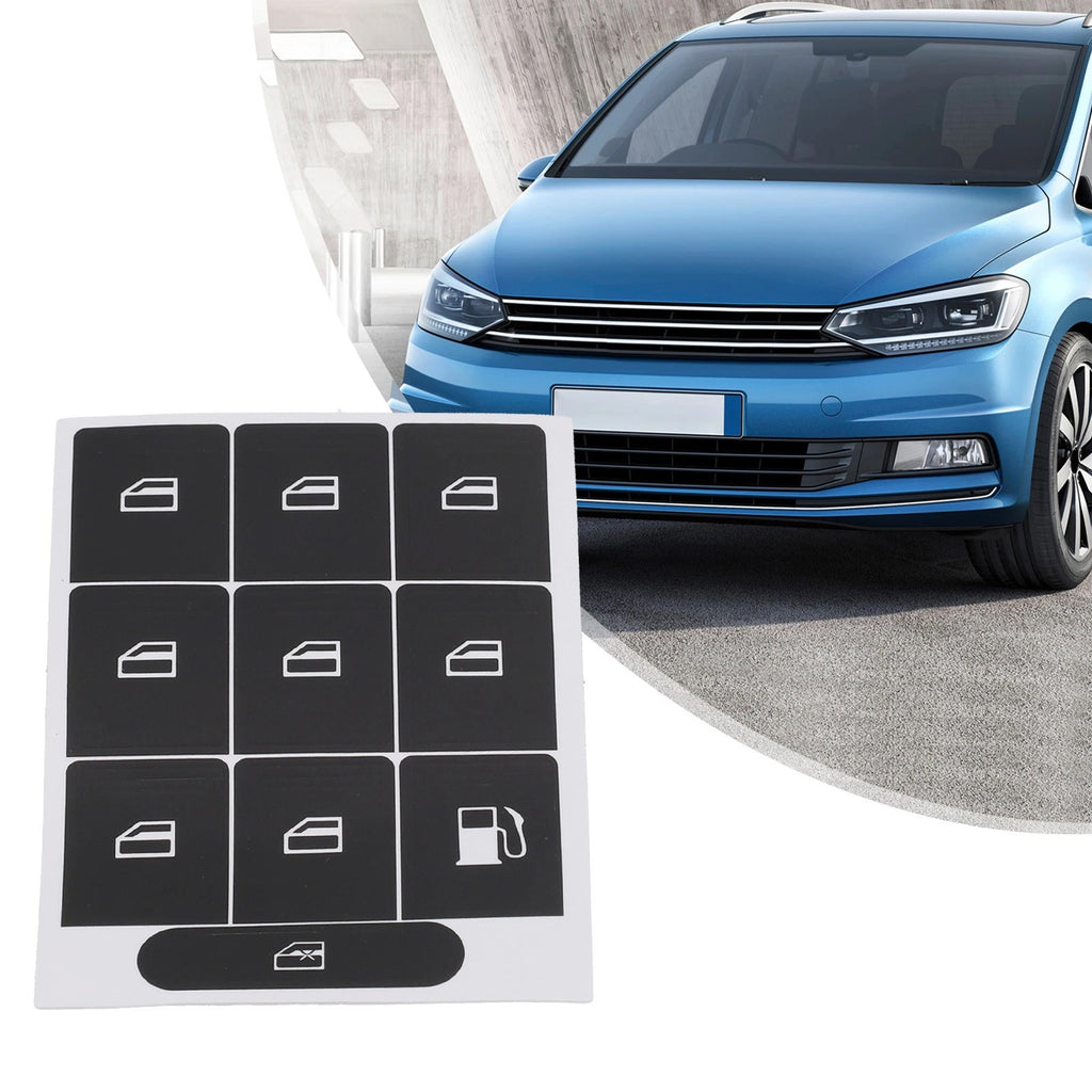Sticker Set for Golf V, Passat (2003–2010) - Black Overlay