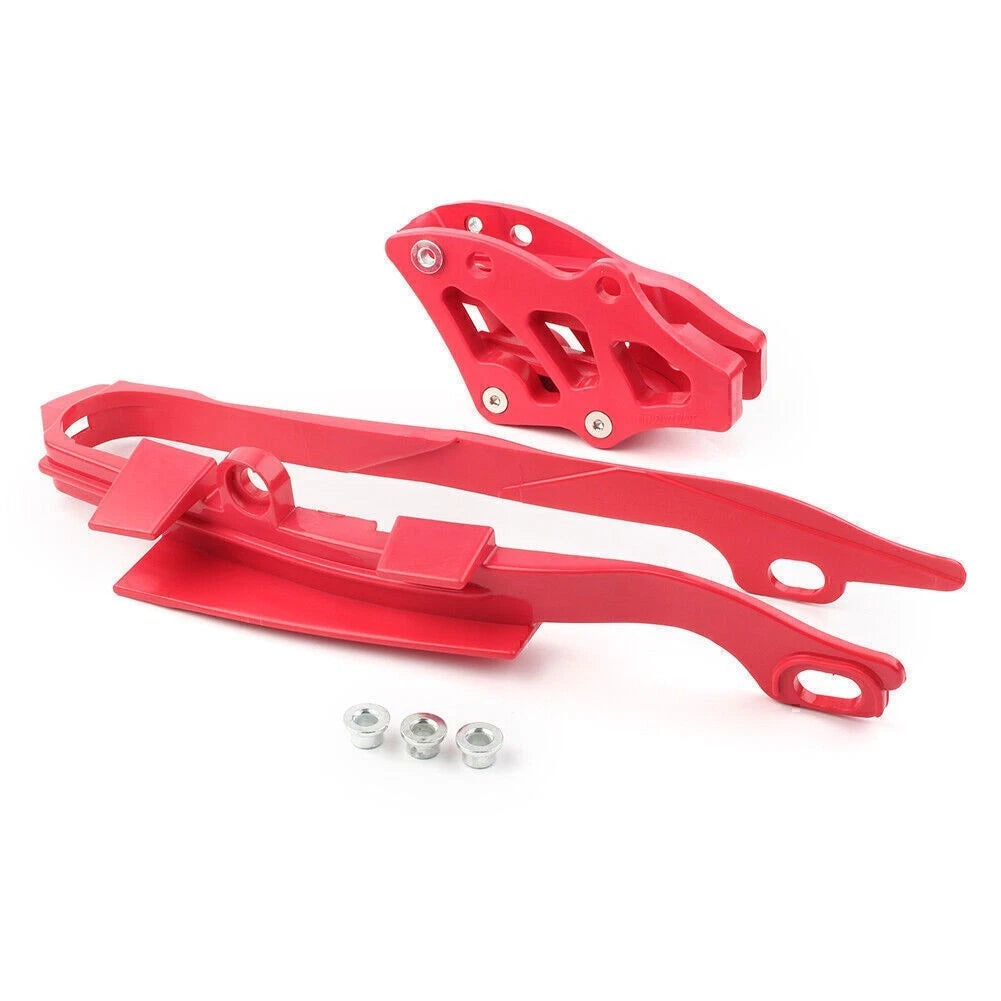 Swingarm Chain Slider & Chain Guard Guide for Honda CR125R CRF450R CRF450X (2002–2023)