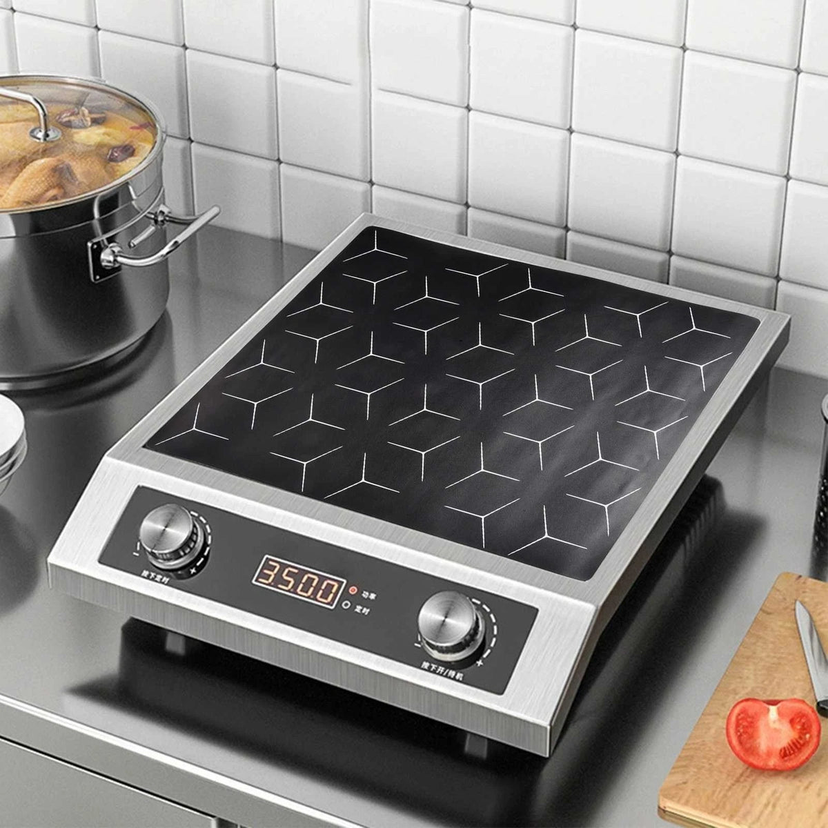 Non Slip Silicone Cooktop Protector for Appliances