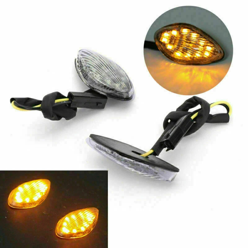 Clear Turn Signals for Honda CBR 600 F3/F4/F4i, CBR 1000 RR, CB 919 (1997–2007)