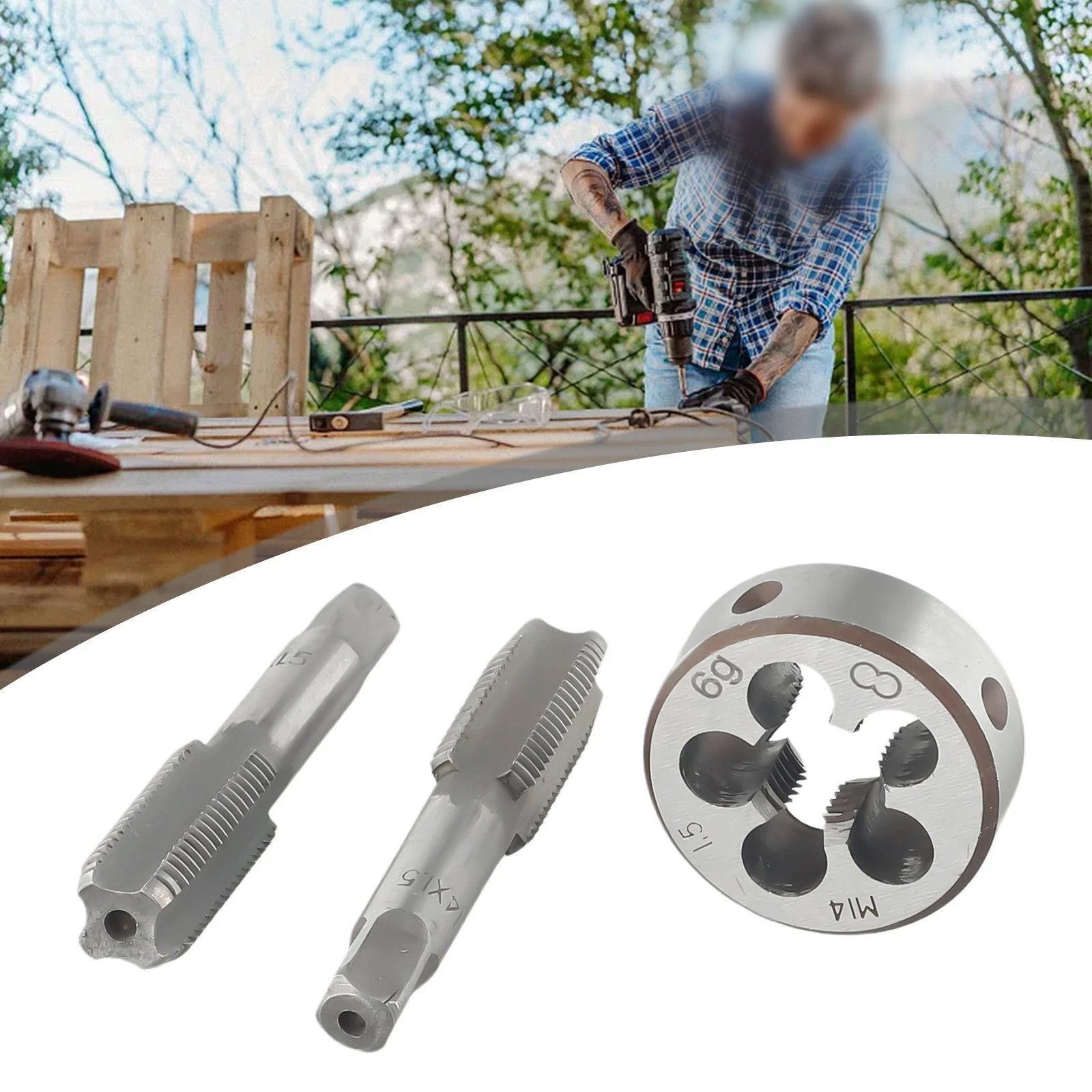 Pipe Threader Taper Tap Tool for PVC NPT Pipe