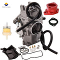 Carburetor + Red Intake Manifold for Yamaha Wolverine 350 YFM350FX (1995)