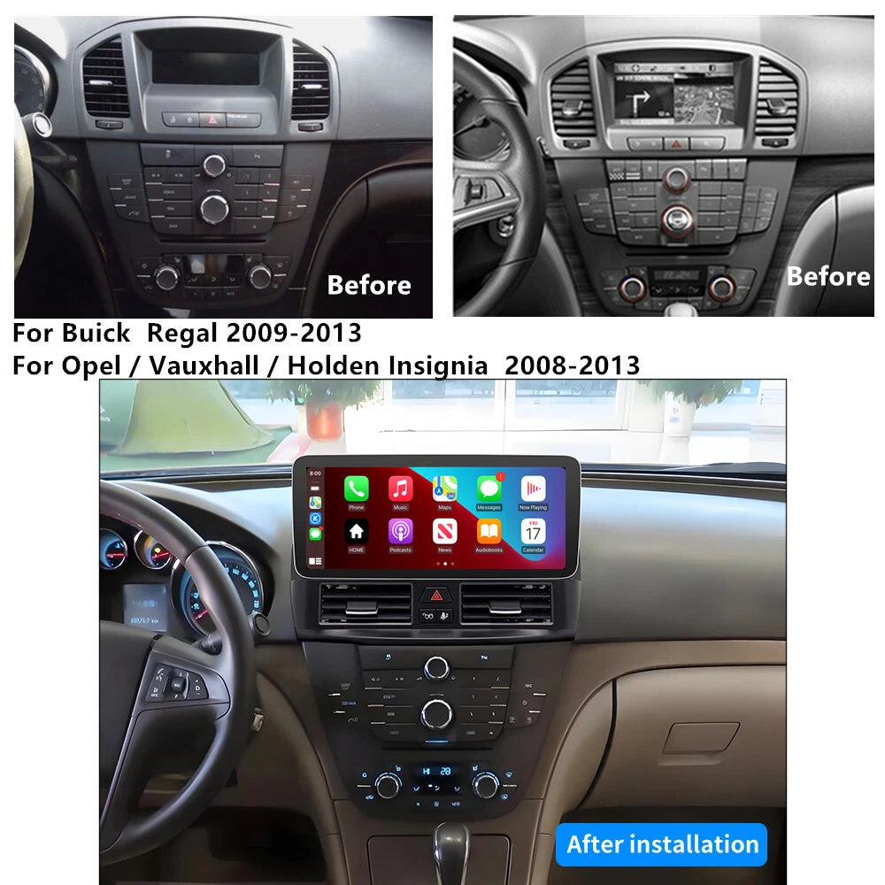 12.3" Carplay GPS Navigation Stereo for Holden Insignia (2008–2013)