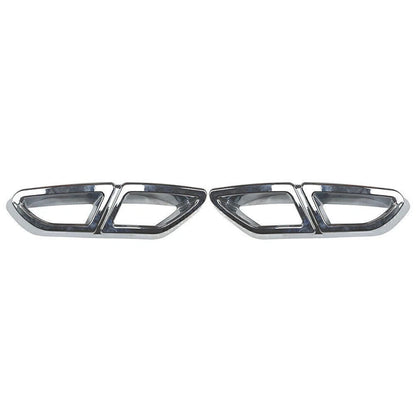 Chrome Rear Exhaust Muffler Tail Pipe Cover for VW Passat B8 (2016–2019)