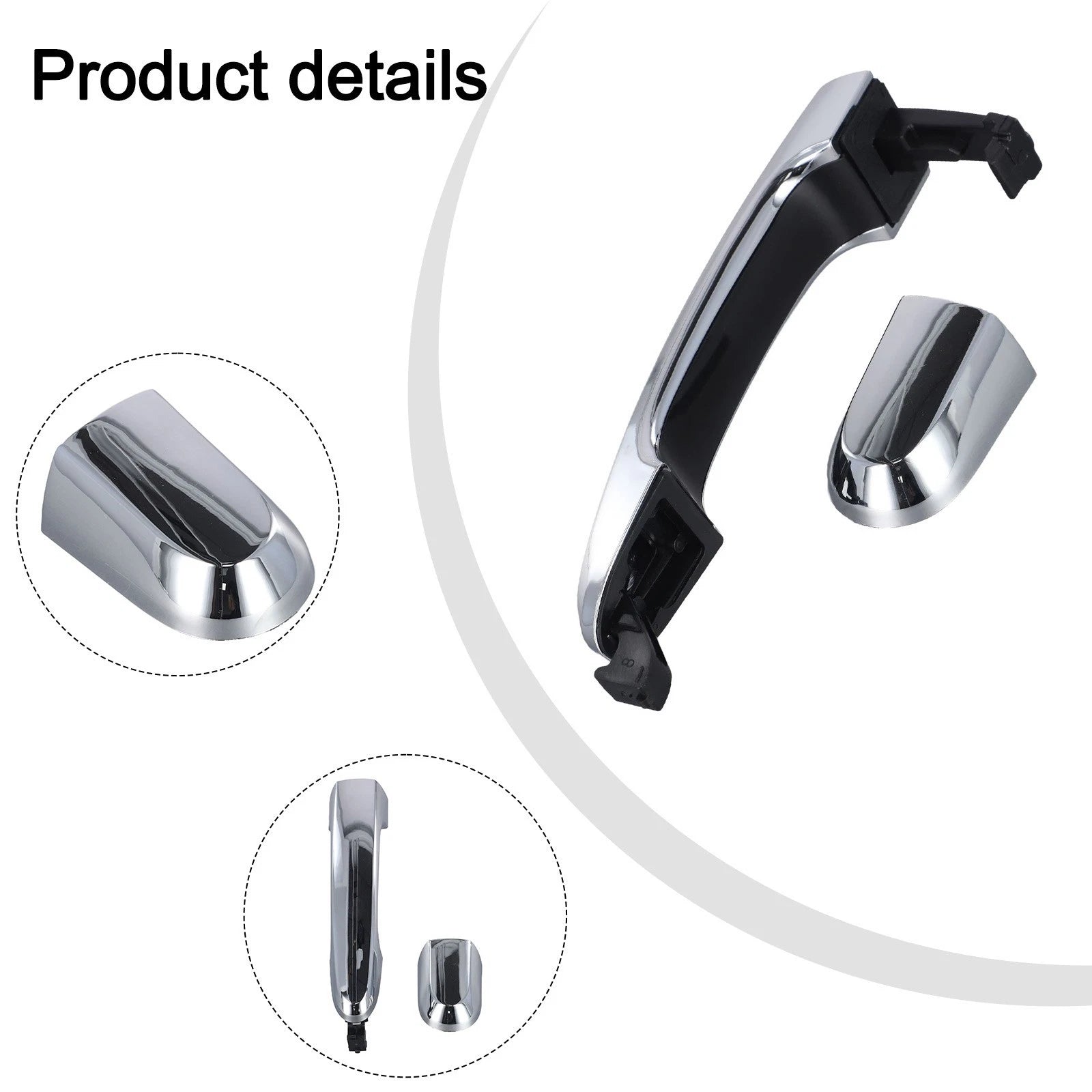 Chrome Rear Right Door Handle for