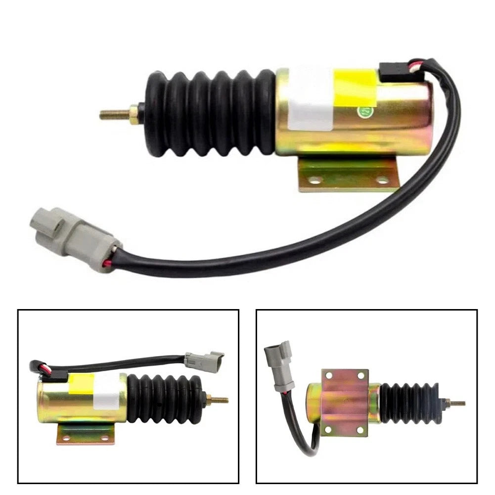 12V Fire Stop Solenoid Valve P613-A52V12 for Diesel Engine Shutdown Systems