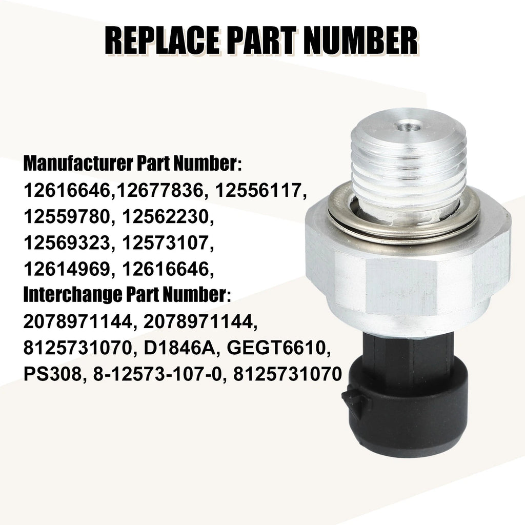 Engine Oil Pressure Sensor Replacement for Buick Cadillac Chevrolet (2005–2018)