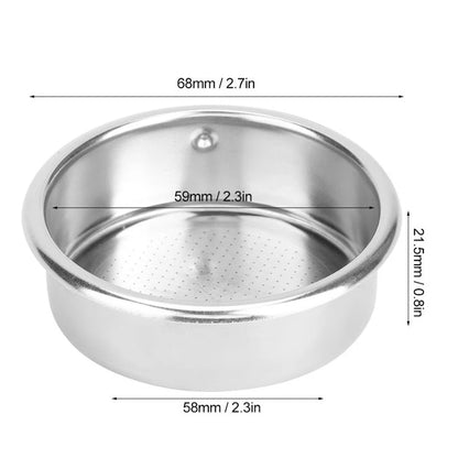 58mm Stainless Steel Filter Basket for EUPA Coffee Machine