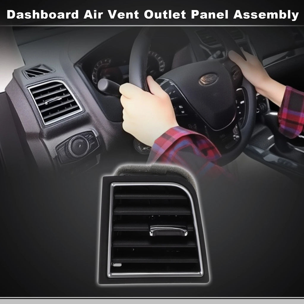 Front Left Center Dash AC Air Vent Panel Replacement for Ford Explorer (2011–2019)