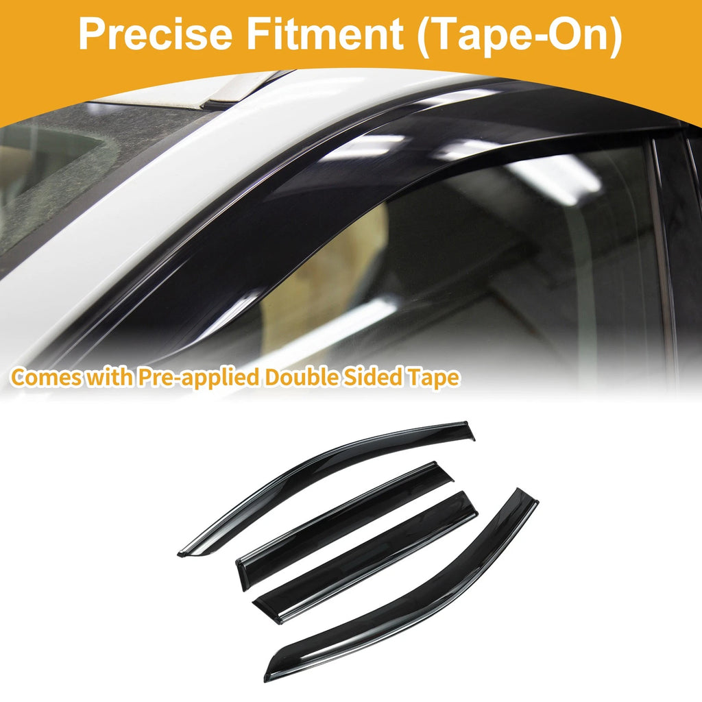 Window Deflectors Side Vent Visors 1 Set for Toyota Corolla Cross (2022–2024)