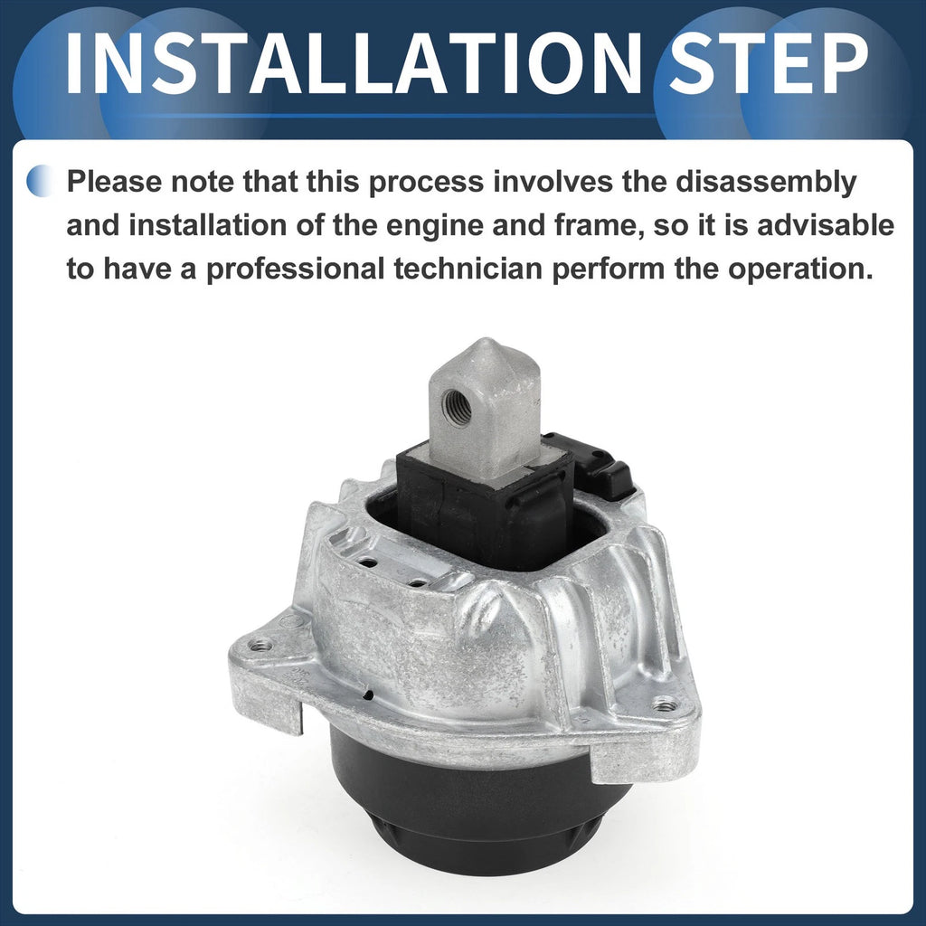 Engine Motor Mount Replacement for BMW 5 Series GT F07 (2010–2013)