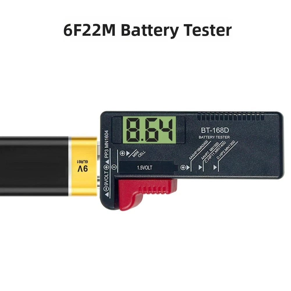 Battery for AA AAA Button Cells (1.2V, 3V, 3.7V, 4.8V, 9V)