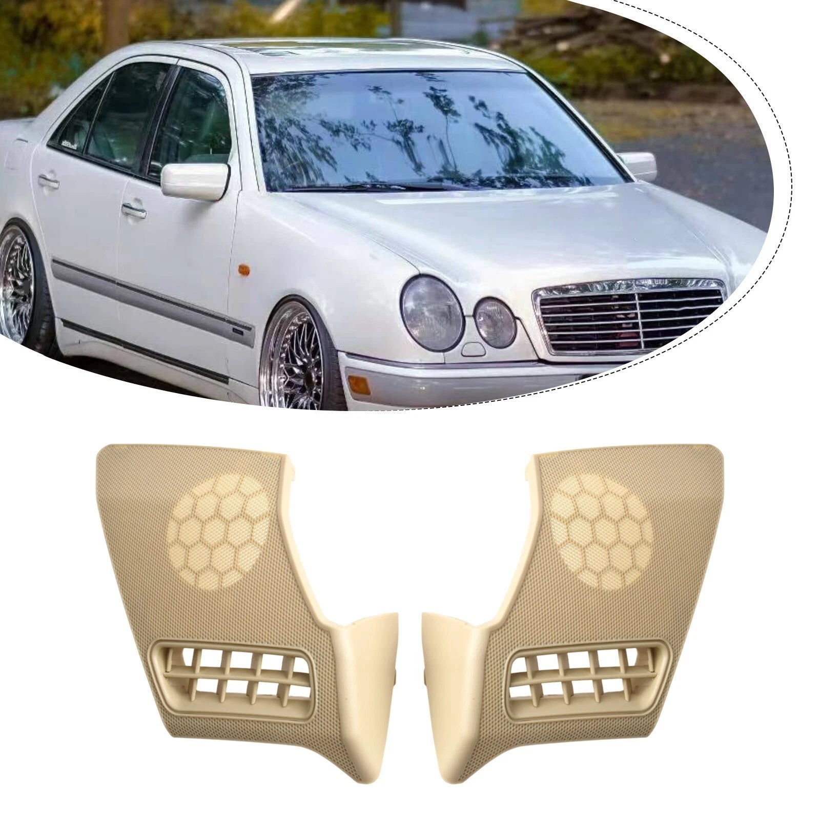 Speaker Cover Set for Mercedes E-Class W210 (1996–2003) 2106800539