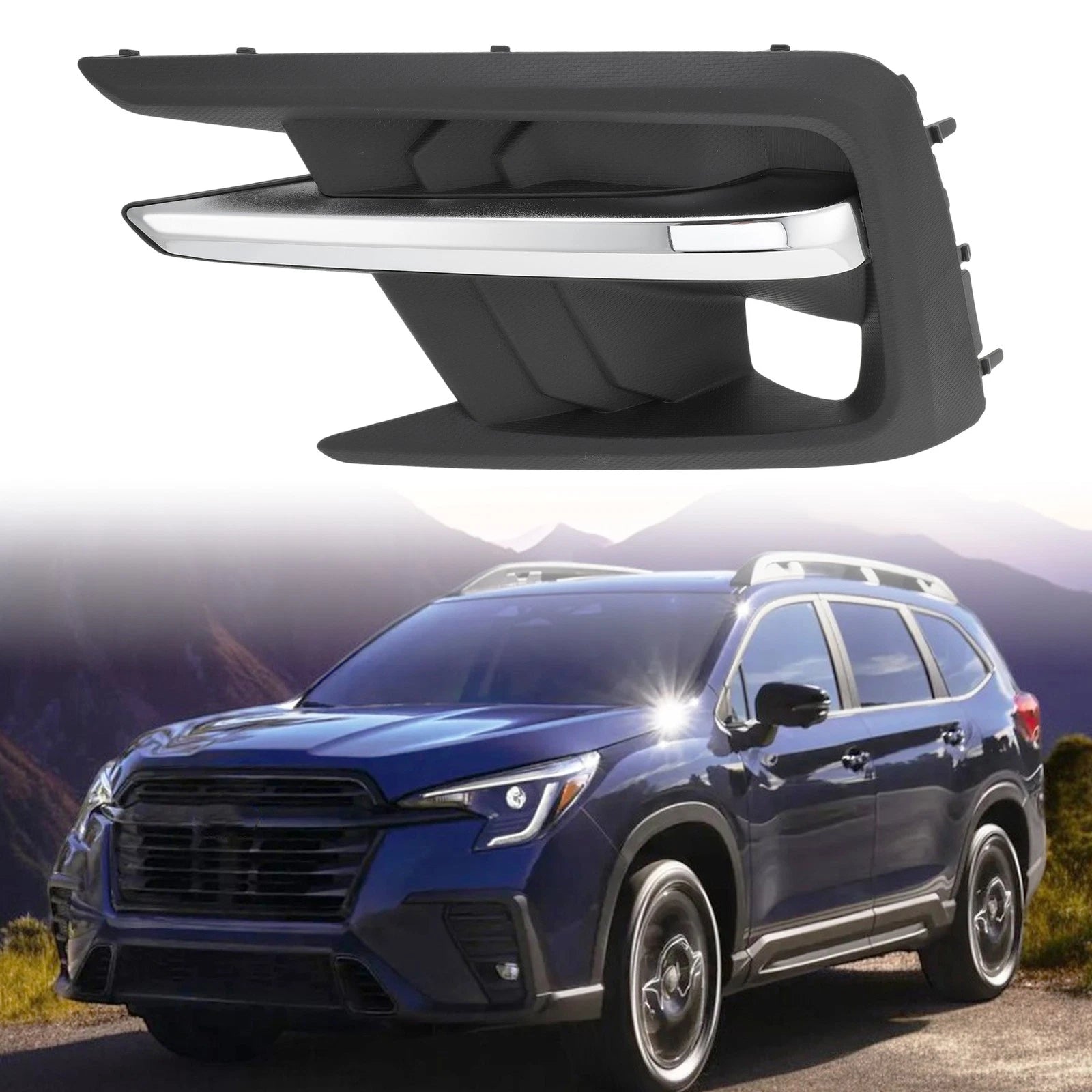 Left Front Bumper Fog Light Cover for Subaru Ascent (2019–2021)