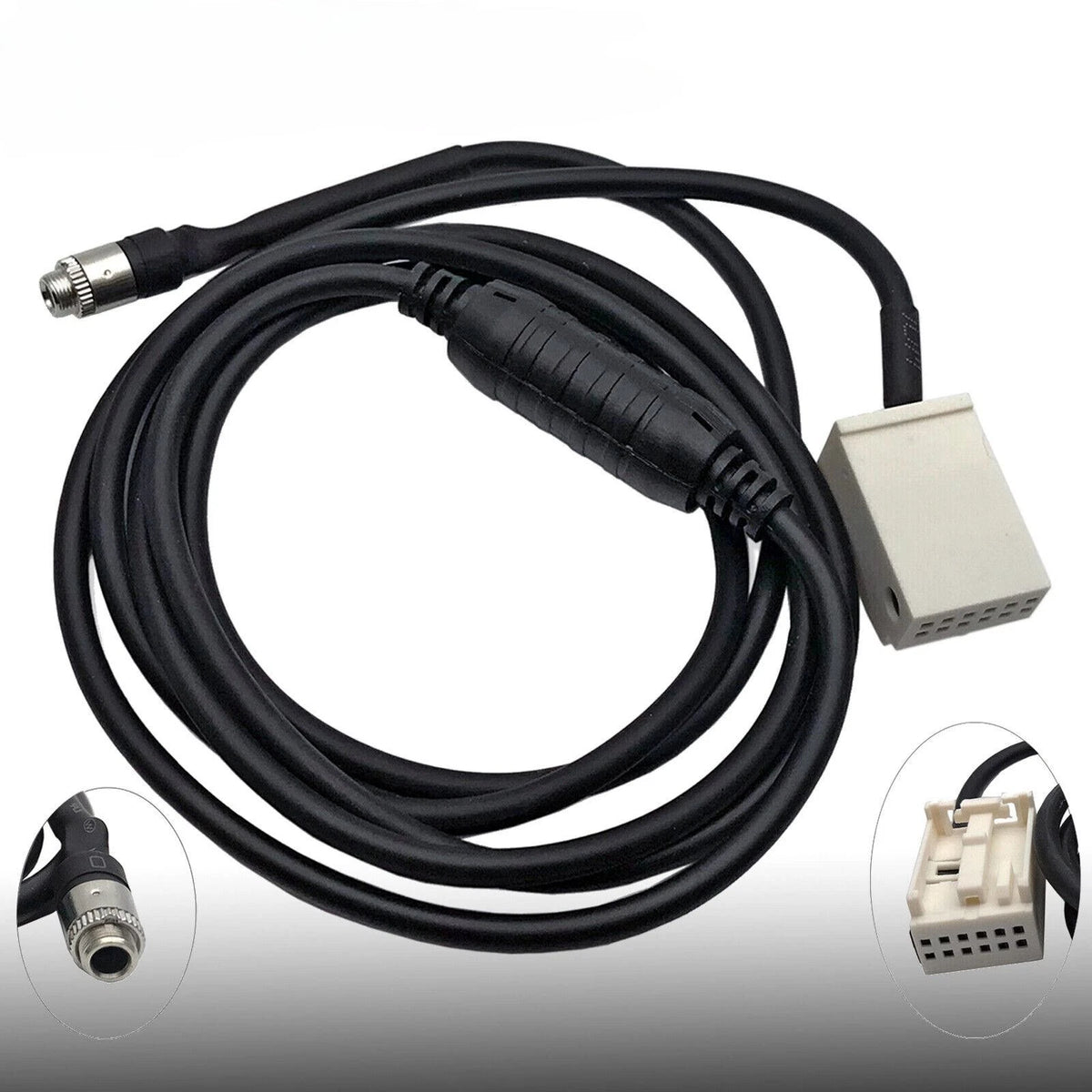 AUX Audio Input Cable for BMW E60 E61 E65 E66 E81 E83 E87 E88 E90 E92 (2001–2013)