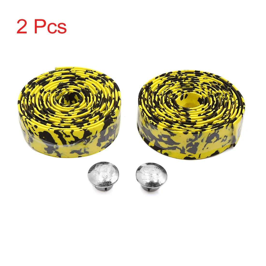 Handlebar Grip Tape Wrap Foam Camouflage Design for Bike (2 Pack)