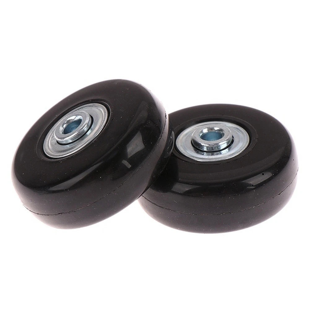 Replacement Rubber Alloy Wheels for Luggage Silent Rolling Performance