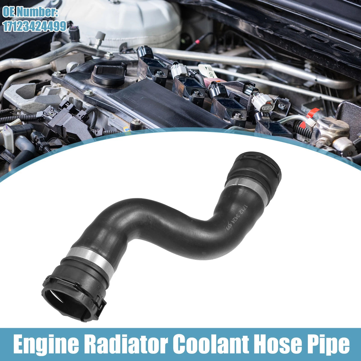 Coolant Heater Hose for BMW X3 3.0si 3.0L (2011–2017) Replacement