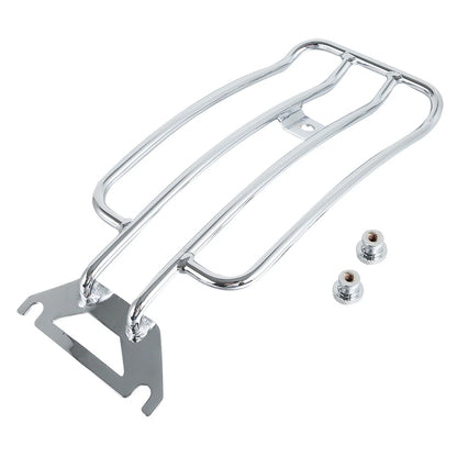 Chrome Solo Seat Luggage Rack for Harley-Davidson FLHTC Road King (1997–Present)