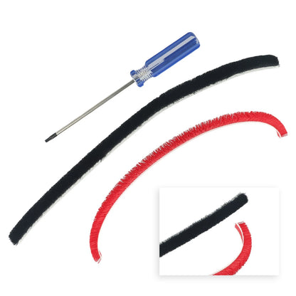 2X Plush Strips for V11-V15 Vacuum Cleaner Rolling Brush