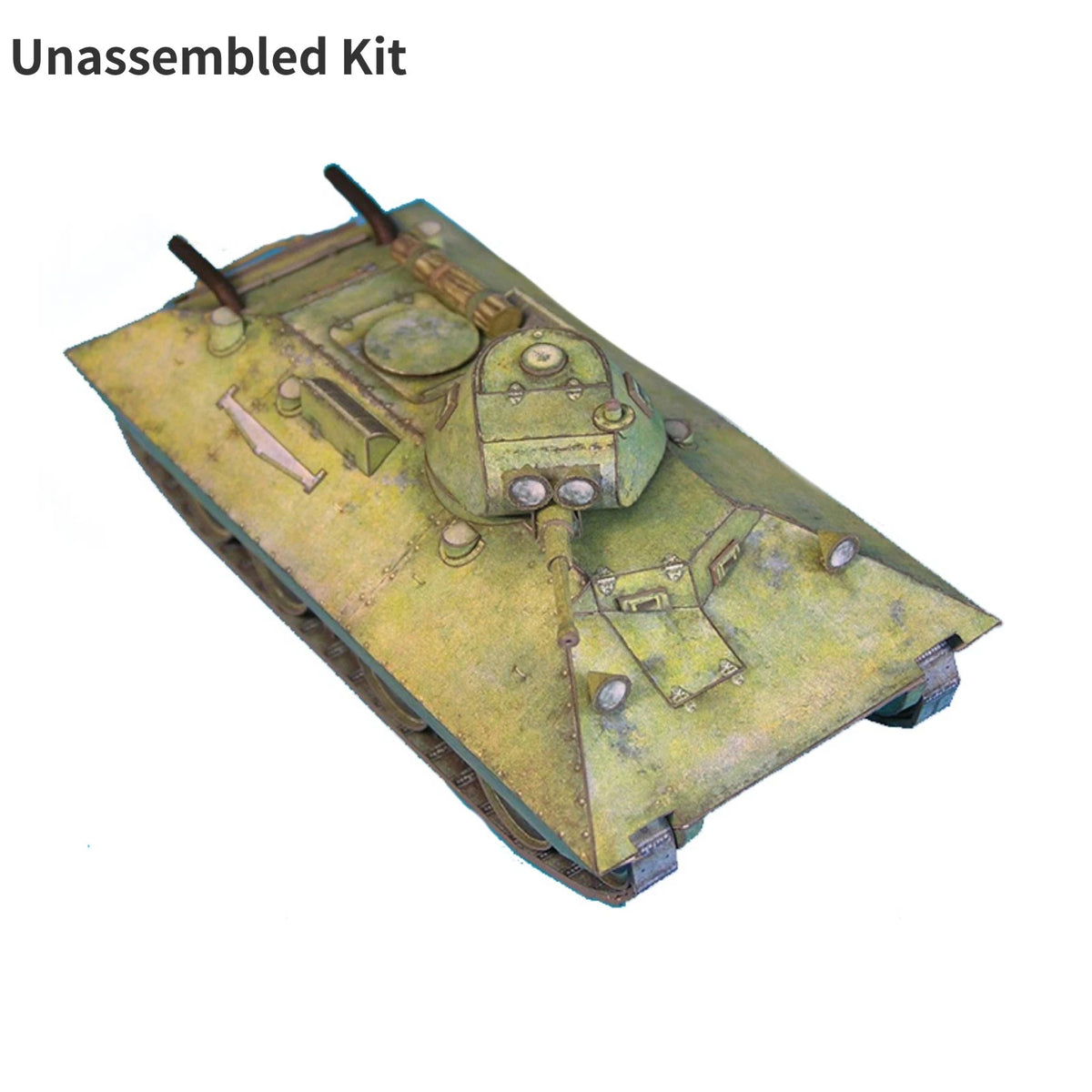 1:50 Paper Model Assembly for Soviet BT-SV Light Tank (Unassembled)