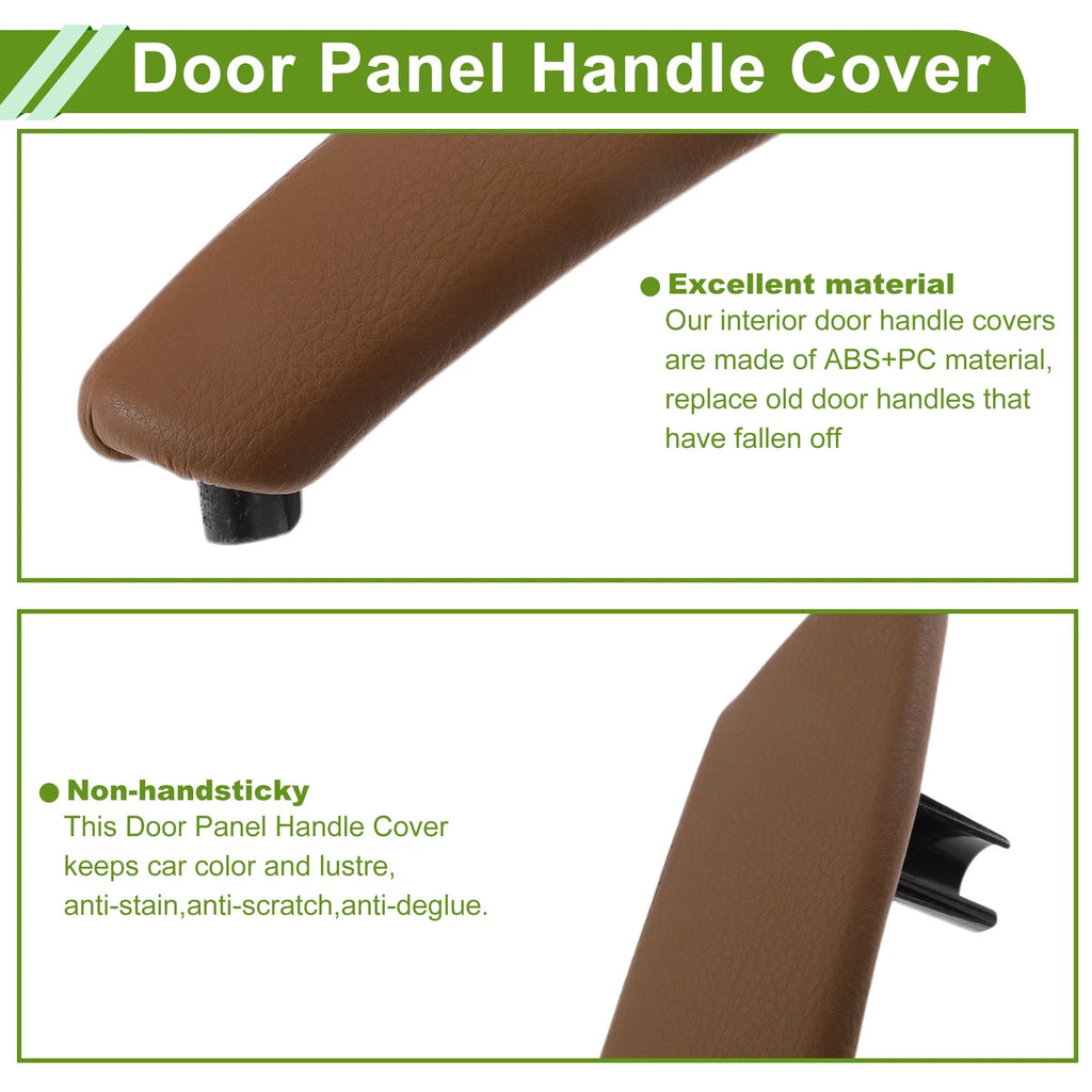 Door Panel Handle Pull Trim Cover for BMW X5 (2008–2013) No. 51416970174 Light Brown