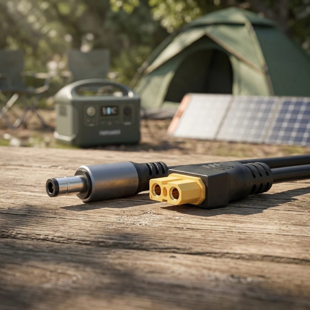 Power Cord XT60 to DC5.5x2.5mm for Solar Power Stations