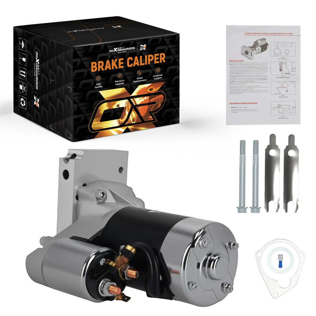 Chrome High Torque Starter for Chevy SBC BBC 305 350 (18493)