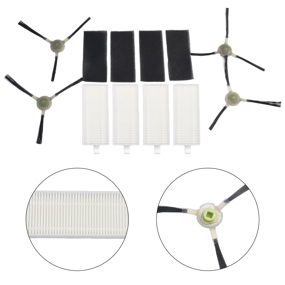 Filter + Brushes for M501-A M571 T700 Robotic Vacuum Cleaner