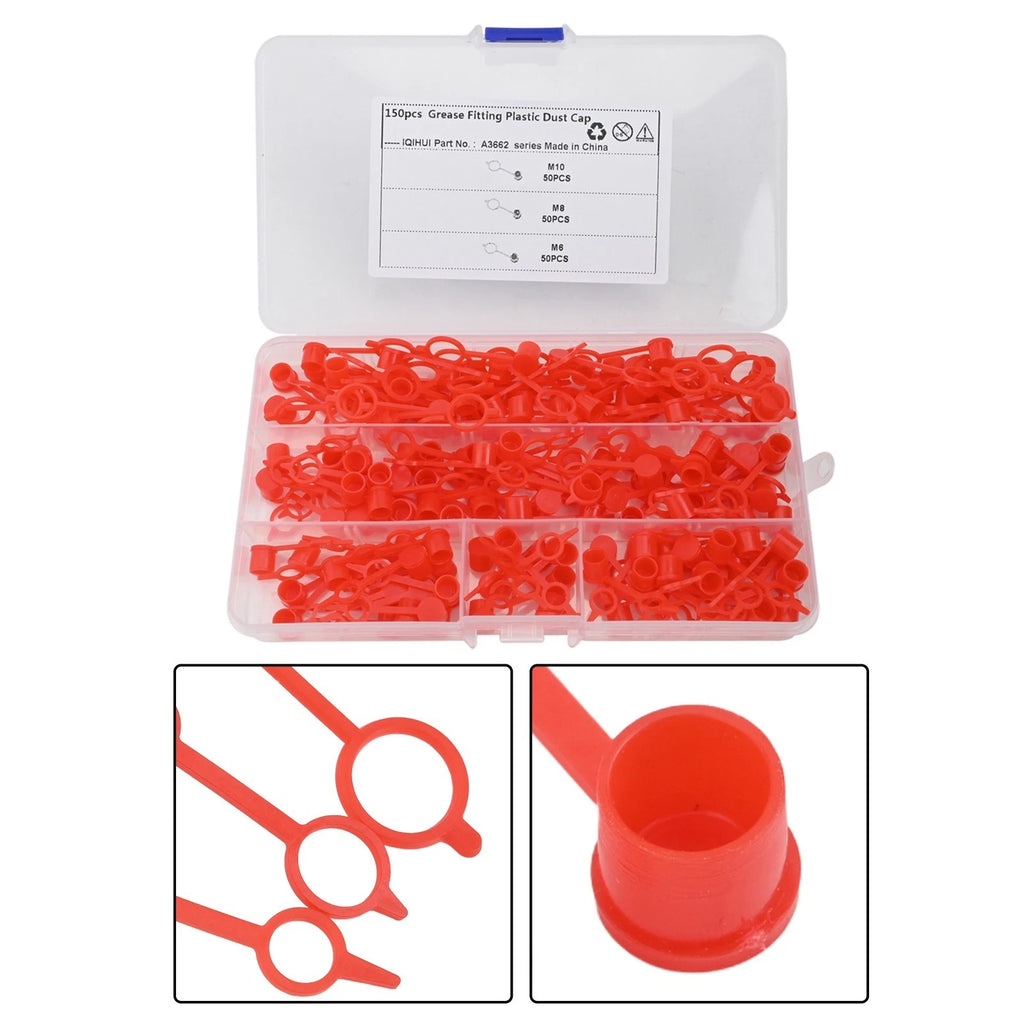 Set of 3 M6 M8 M10 Protective Caps for Easy Organization