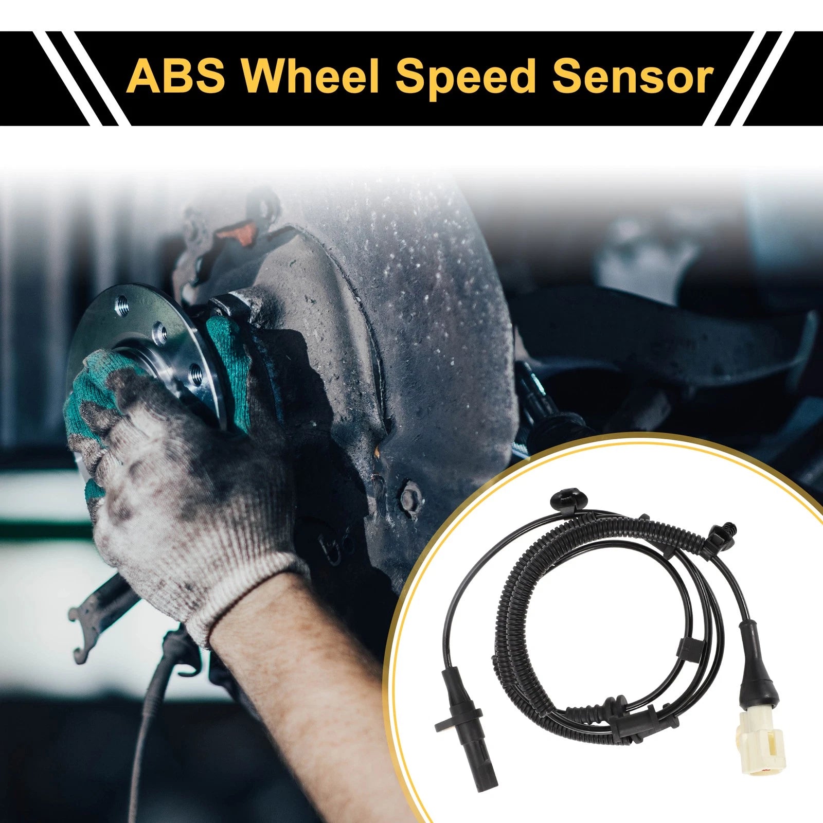 ABS Wheel Speed Sensor Rear Left Replacement for Ford F-150 (2009–2010)