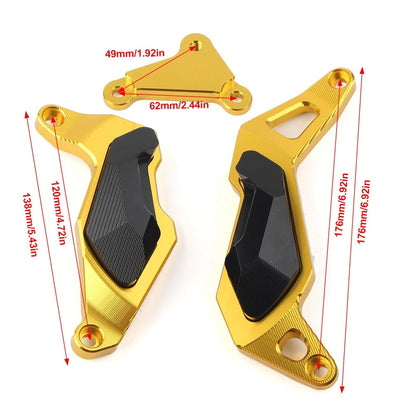 CNC Engine Case Stator Cover Guard Slider for Kawasaki Ninja 400 (2018–2023)