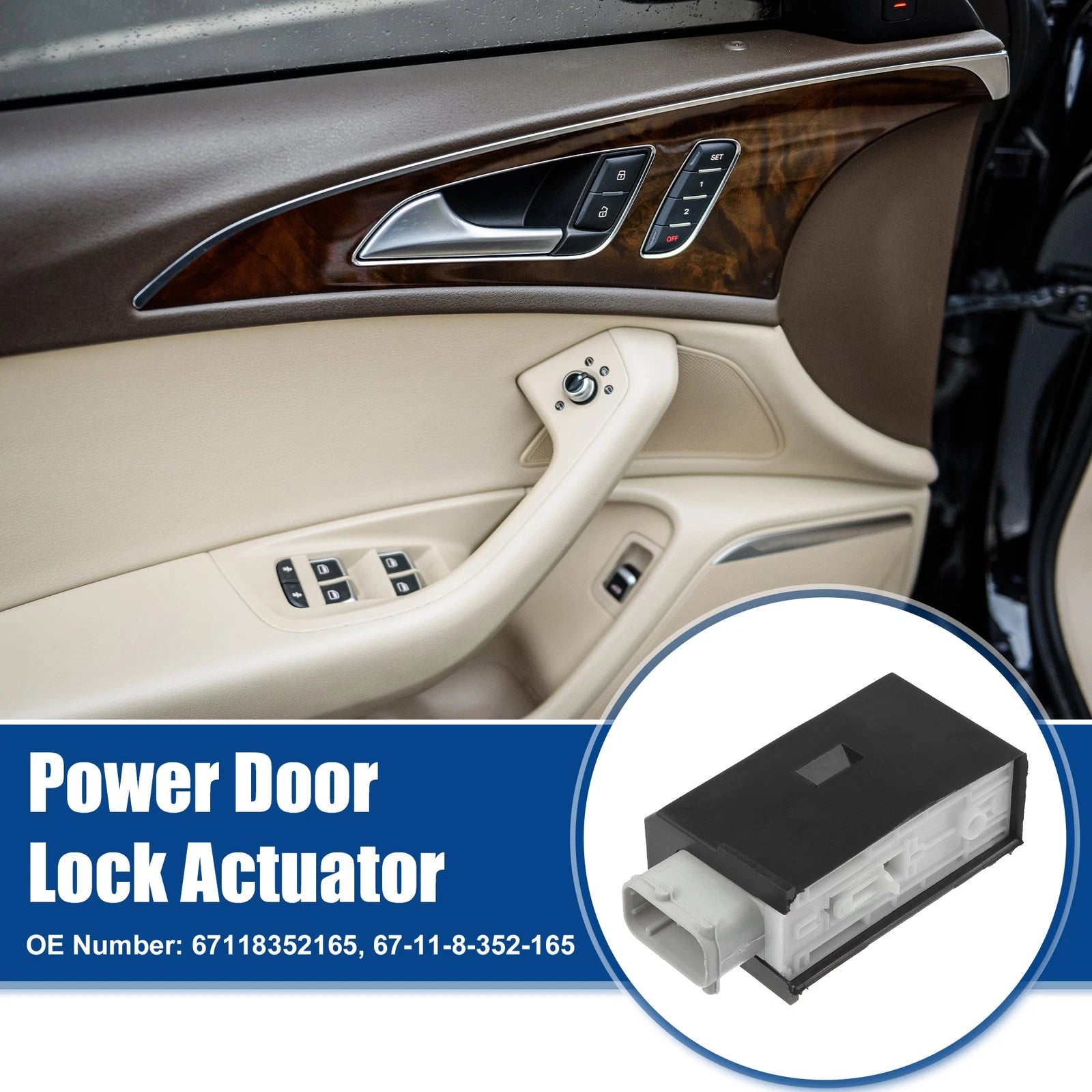 Front Left Rear Left Door Lock Latch Actuator for BMW 525i (2002–2010)