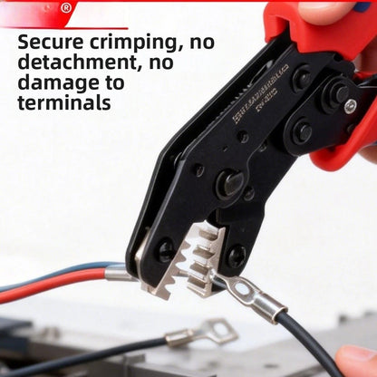 Ratcheting Crimping Pliers for Automotive Wire Terminals