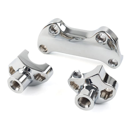 1.7" Handlebar Risers Top Clamp for Harley Dyna, Street Bob, Softail, Sportster