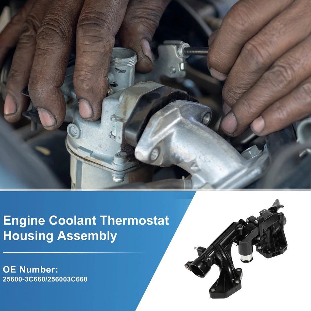 Engine Coolant Thermostat Housing Assembly for Hyundai Genesis (2015–2020)
