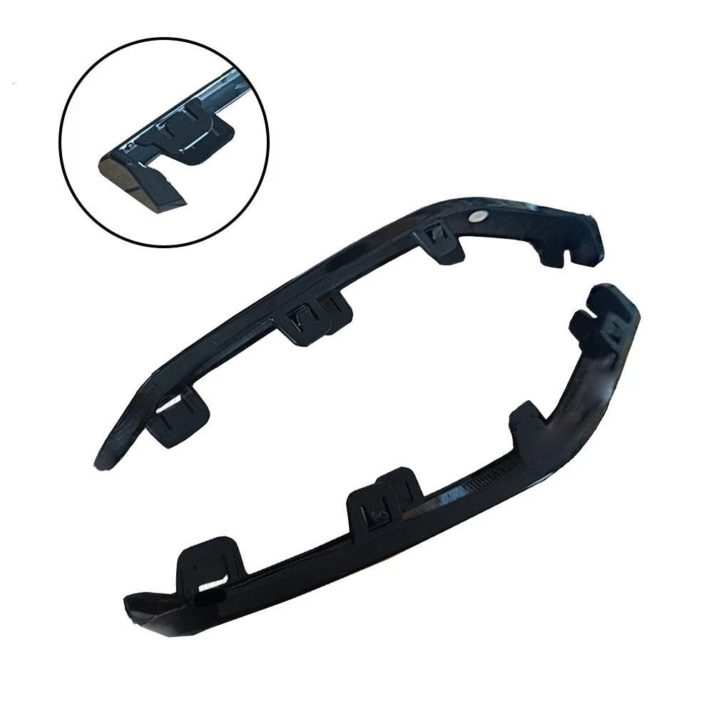 For Golf Mk7.5 Front Bumper Lower Side Trim Strips Black 2017-2020 OEM Spec