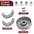 Rear Brake Drum Hub & Shoes Kit for Honda Foreman TRX450FE/FM/S/ES (1998–2004)