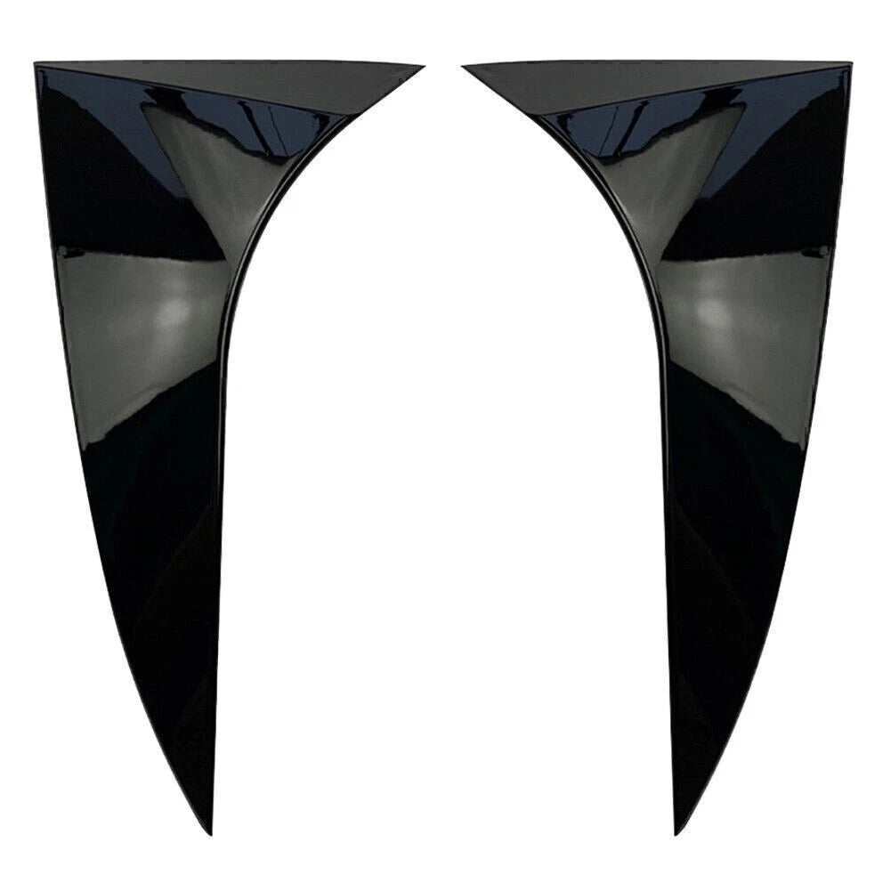 Tailgate Spoiler Side Wing Cover for Ford Focus Hatchback (2014–2018) Black
