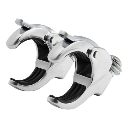 Set of 4 Windshield Clamps for Harley Fat Bob Low Rider (2018–2024)