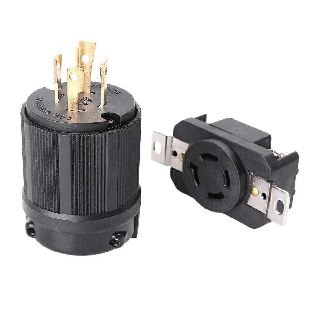 NEMA L14-20P L14-20R 20A 125/250V plug Connector for Generator Cord Assembly 581