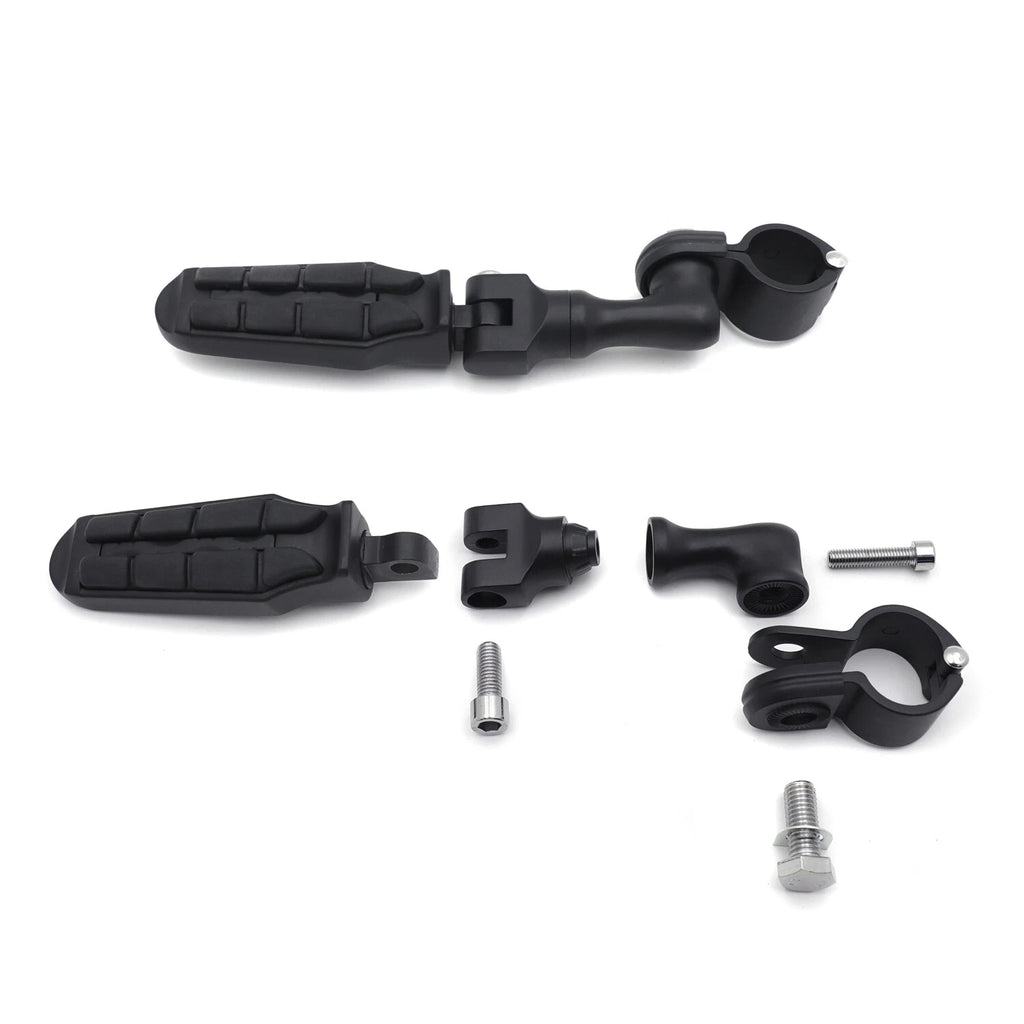 Saddle FootPeg 3" Footrest for Harley (1.25" Engine Guard Crash Bar)