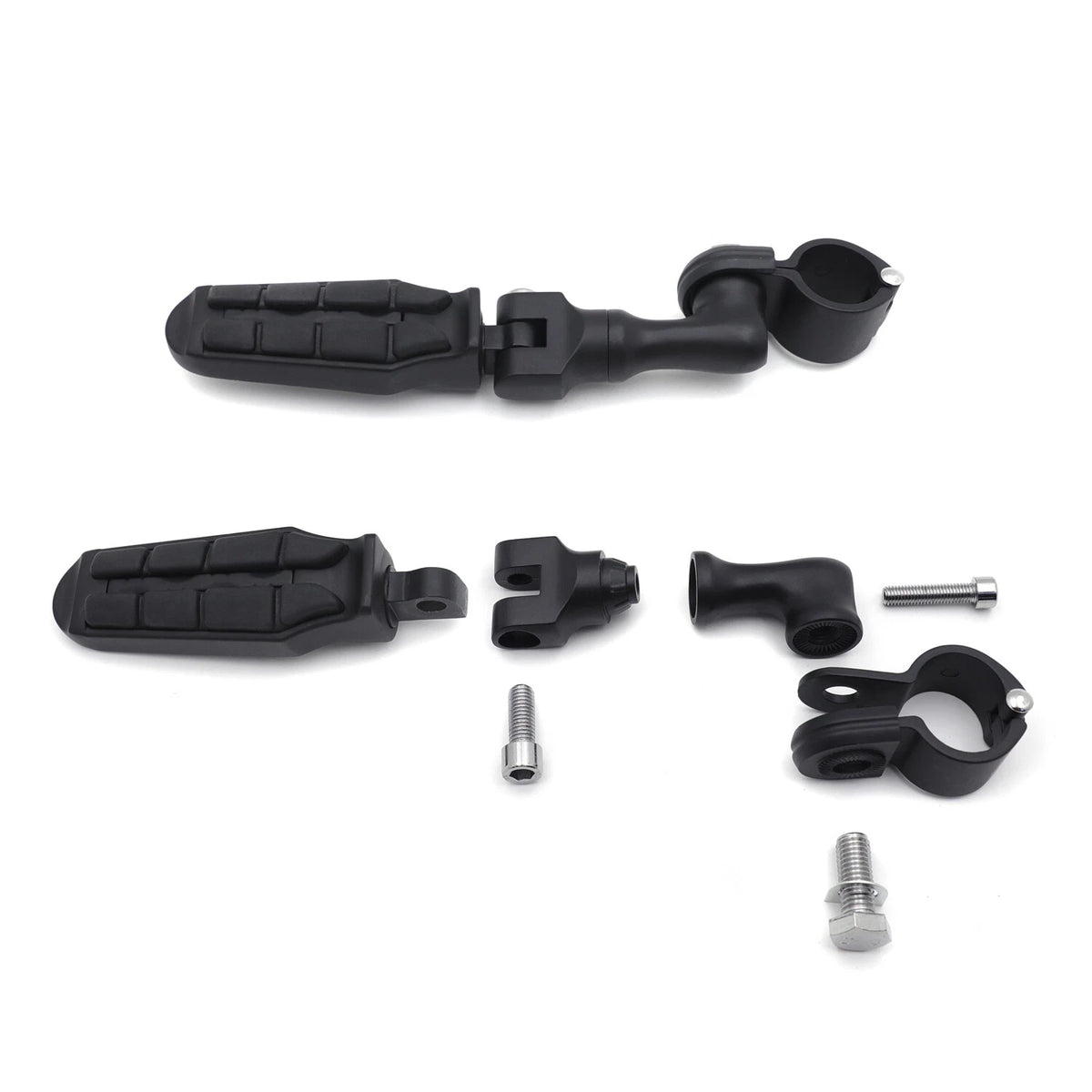 Saddle FootPeg 3" Footrest for Harley (1.25" Engine Guard Crash Bar)