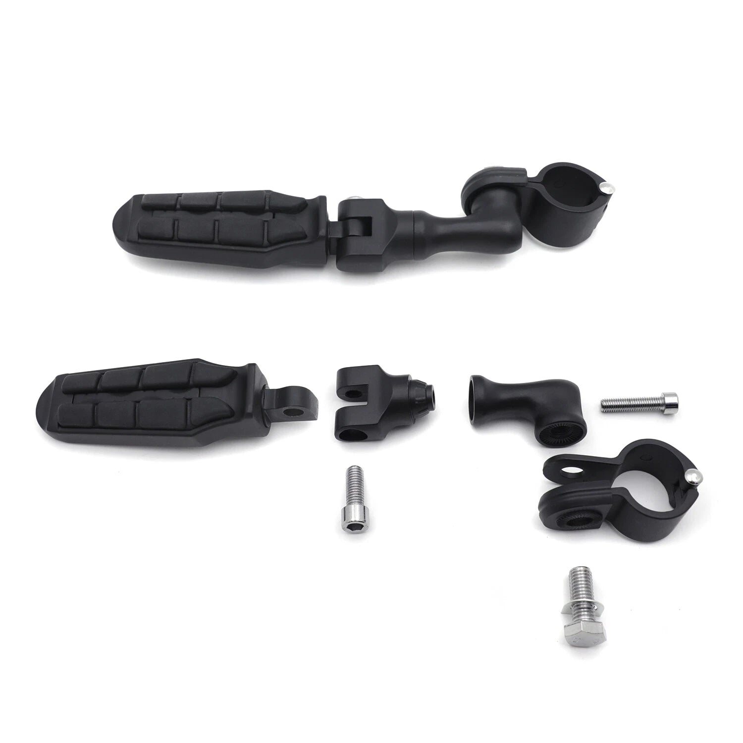Saddle FootPeg 3" Footrest for Harley (1.25" Engine Guard Crash Bar)