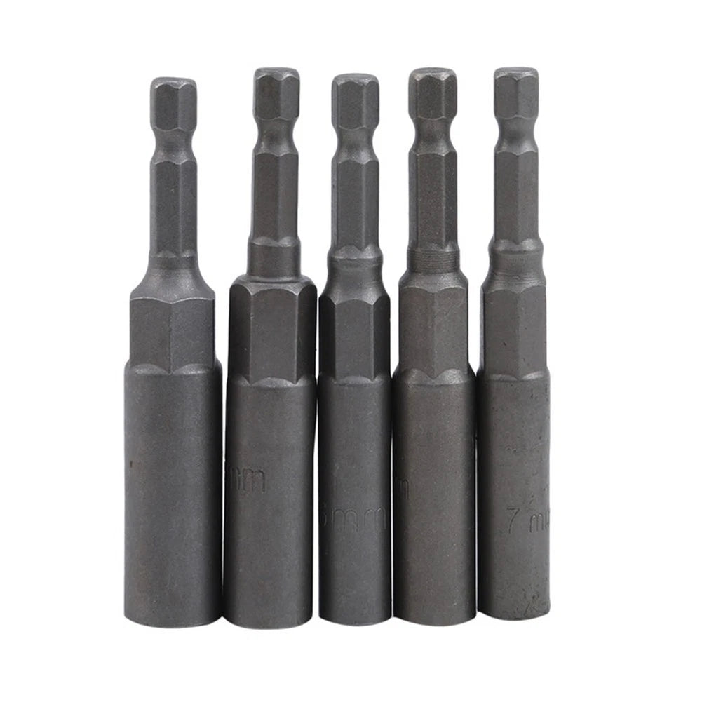 5pcs Hex Socket Drill Adapter Set for Electric Screwdriver (Universal)