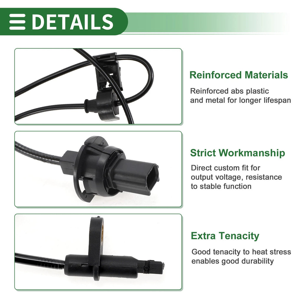 ABS Wheel Speed Sensor Left for Honda Odyssey (2018–2024) Replacement