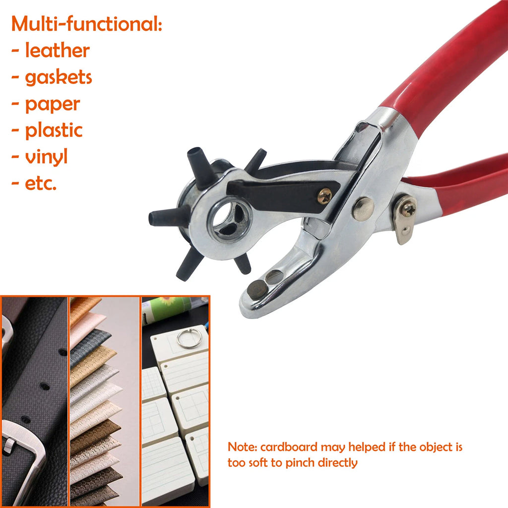 Leather Hole Punch Pliers for Heavy Duty Use