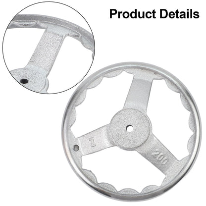 3-Spoke Handwheel for Equipment Upgrade (Oil-resistant, Smooth, Burr-free)