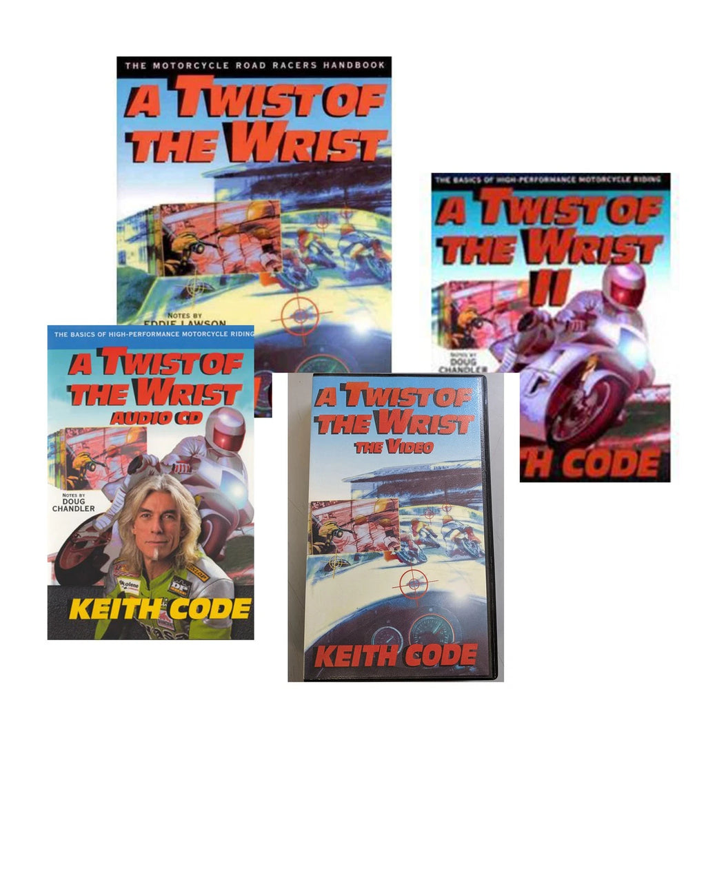 Complete Motorcycle Riding Set for (Books, CD, VHS)