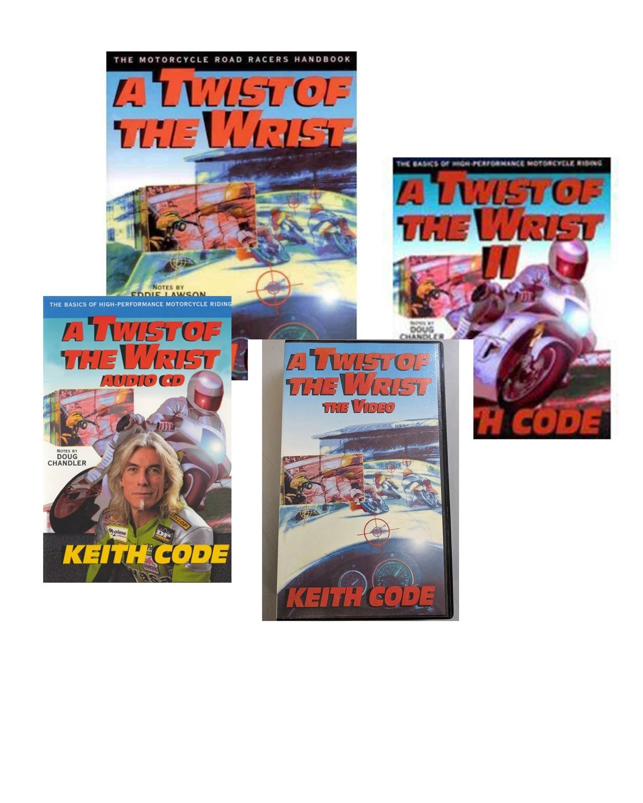 Complete Motorcycle Riding Set for (Books, CD, VHS)